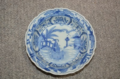 Lot 413 - Group of blue and white porcelain Chinese and...