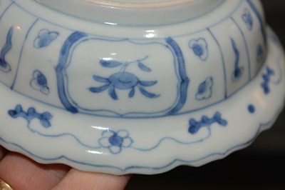 Lot 413 - Group of blue and white porcelain Chinese and...