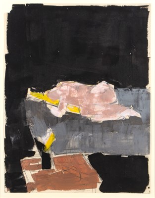 Lot 267 - Peter Kinley (1926-1988) Reclining Nude in...