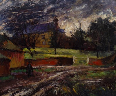 Lot 407 - George Chapman (1908-1994) An Essex Farm, 1937-...