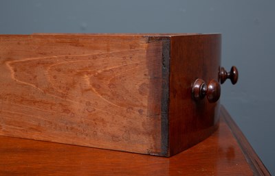 Lot 528 - A pair of Georgian bow fronted mahogany four...