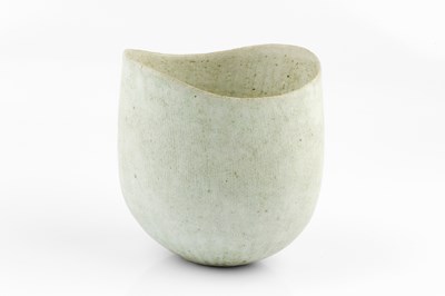 Lot 655 - John Ward (b.1938) Vessel with undulating rim...