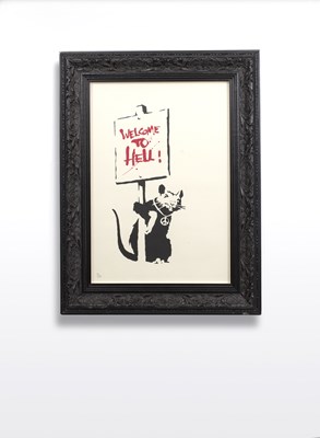 Lot 199 - Banksy (b.1974) Welcome to Hell, 2005 91/75,...