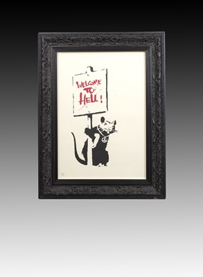 Lot 199 - Banksy (b.1974) Welcome to Hell, 2005 91/75,...