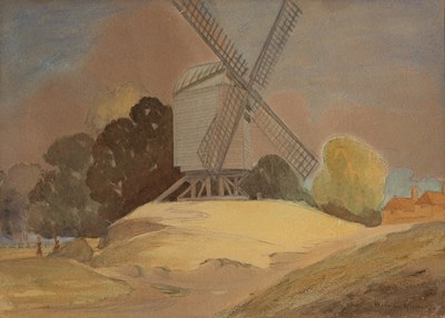 Lot 310 - Cotswold School Windmill, 1928 indistinctly...