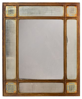Lot 779 - Rowley Gallery Omega style wall mirror with...