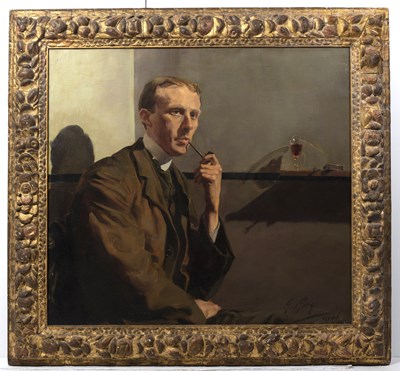 Lot 314 - Anna Airy (1882-1964) Portrait of Mr Pocock,...