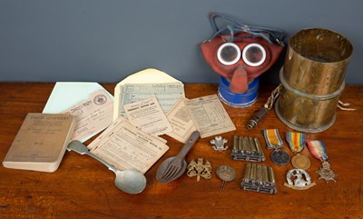 Lot 61 - Militaria relating to Assistant Sergeant James...