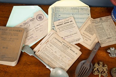 Lot 61 - Militaria relating to Assistant Sergeant James...