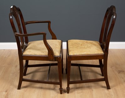 Lot 144 - A set of eight early 20th century Hepplewhite...