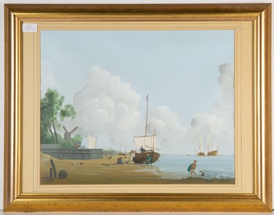 Lot 191 - Nautical interest 'Dolly Varden', ships at sea,...