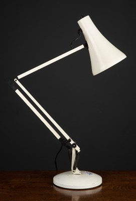 Lot 499 - A white painted anglepoise lamp, with Sony...