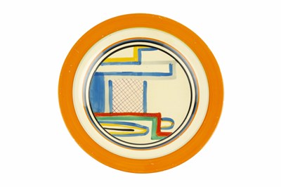 Lot 805 - Clarice Cliff (1899-1972) Tennis pattern dish,...