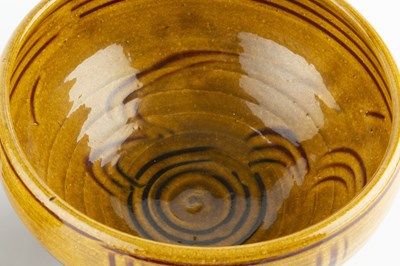 Lot 549 - Clive Bowen (b.1943) Bowl slip decorated with...