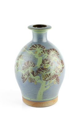 Lot 671 - David Eeles (1933-2015) Vase brushwork foliage...