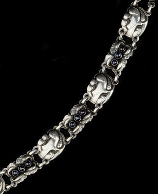 Lot 722 - Kristian Moehl-Hansen for Georg Jensen Gem set...