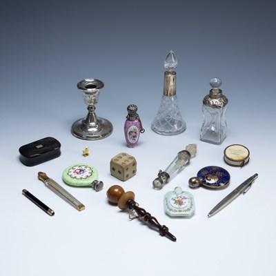 Lot 210 - Collection of silver and miscellaneous items...