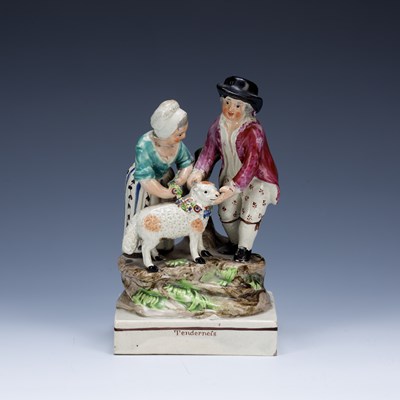 Lot 255 - Staffordshire pearlware figure 19th Century,...