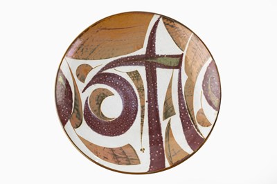 Lot 658 - Alan Caiger-Smith (1930-2020) Charger red and...
