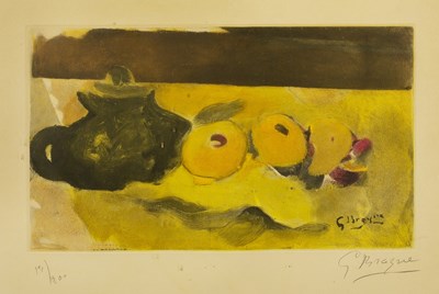 Lot 173 - Georges Braque (1882-1963) La Nappe Jaune,...