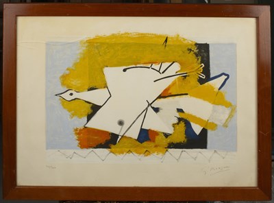 Lot 174 - Georges Braque (1882-1963) L'oiseau Jaune,...