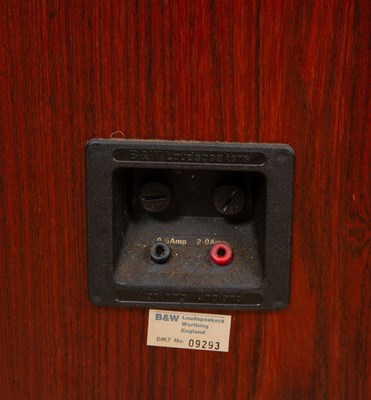 Lot 257 - A pair of B&W DM7 speakers 27cm wide x 38cm...