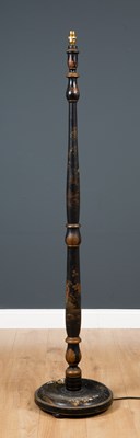 Lot 362 - An early 20th century turned standard lamp...