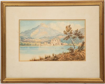 Lot 410 - Lake Avernus, titled 'Averno - Templo di...