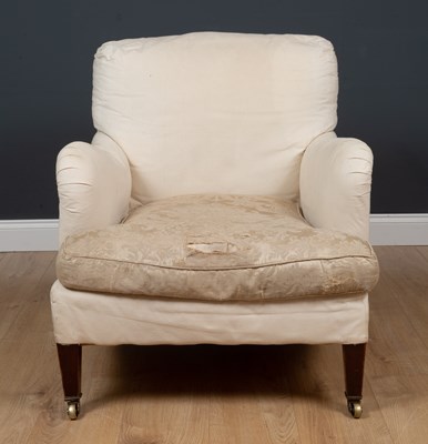 Lot 123 - An Edwardian Howard & Sons upholstered...