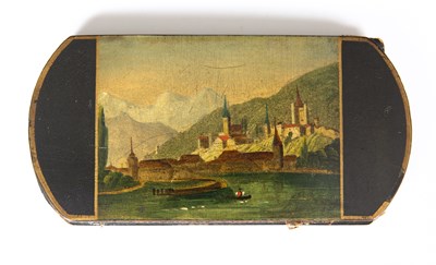 Lot 118 - A late 19th century continental papier mache...