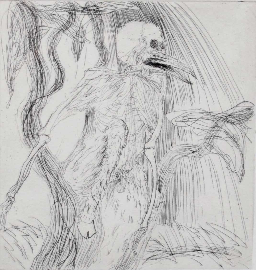 Lot 146 - William Crozier (1930-2011) Skeleton Man, 1970...