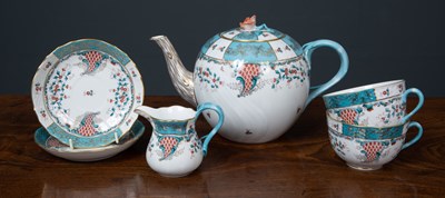 Lot 391 - A Herend Hungary cornucopia pattern teaset...