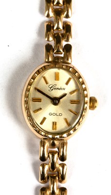 Lot 18 - A Geneve ladies cocktail watch with a 9 carat...