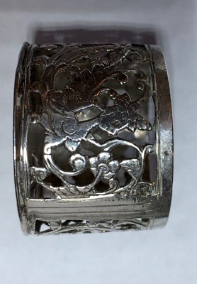 Lot 302 - A Charles I silver counter box, pierced and...